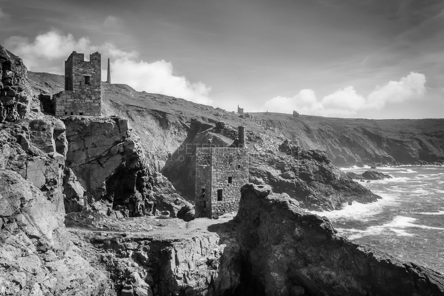 Cornwall Seacape Landscape Photography The Crowns Mines, Botallack