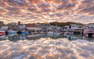 Panoramic Look on Padstow Harbour, North Cornwall